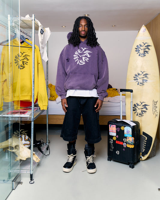 Vintage Barney Sketch Hoodie