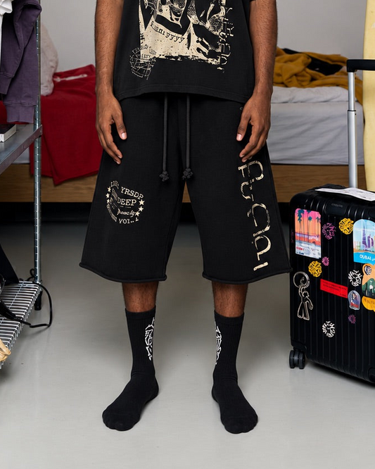 Born Deep Vintage Negative Shorts