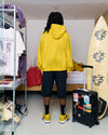 Charcoal Mustard Sketch Hoodie