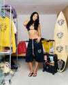 Black Sketch Shorts